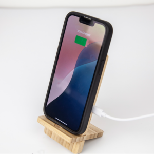 Alternative view of Bamboo Charging Stand