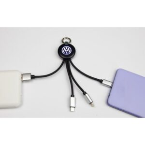 Alternative view of Round LED 3 in 1 Cable