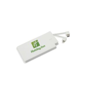 Card Phone 5000 Power Bank | built in cables