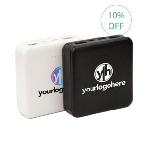 Dual output 10000 Power Bank with USB-C