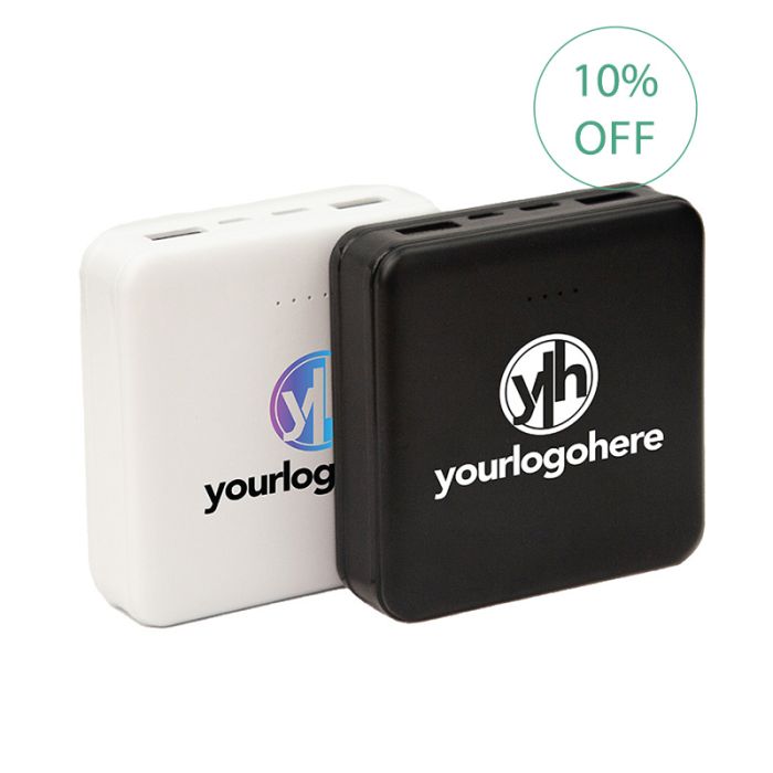 Dual output 10000 Power Bank with USB-C
