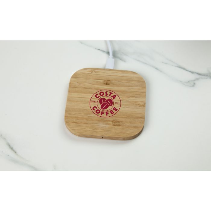 Bamboo Square Wireless Charger - Image 3