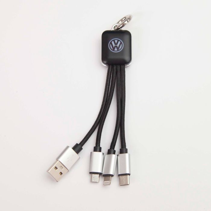 Square LED 3 in 1 Cable - Image 2