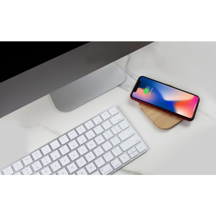 Bamboo Square Wireless Charger - Image 4