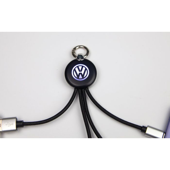 Round LED 3 in 1 Cable - Image 3