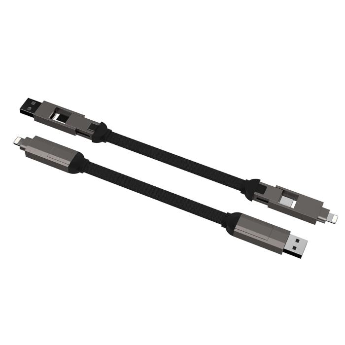 Metal 4 in 1 Fast Charge Cable - Image 5