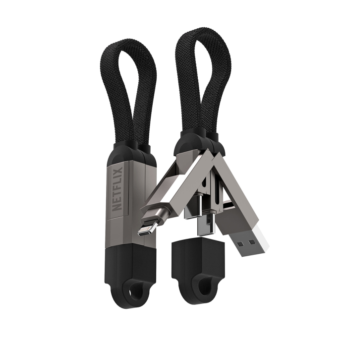 Metal 4 in 1 Fast Charge Cable