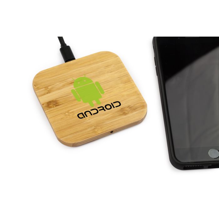 Bamboo Square Wireless Charger - Image 8