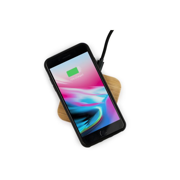 Bamboo Square Wireless Charger - Image 9