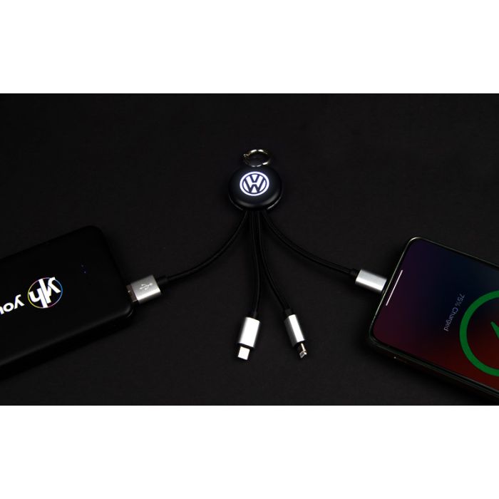 Round LED 3 in 1 Cable - Image 5