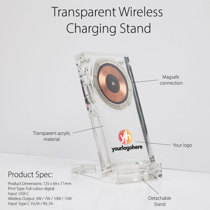 Transparent Wireless Charging Stand - Image 5