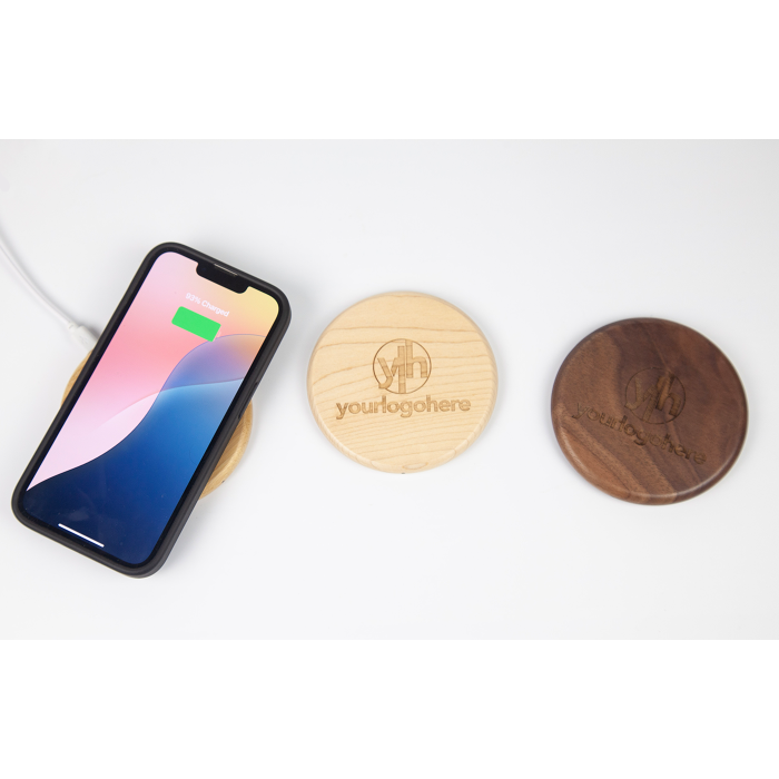 Wooden Wireless Charger - Maple - Image 8